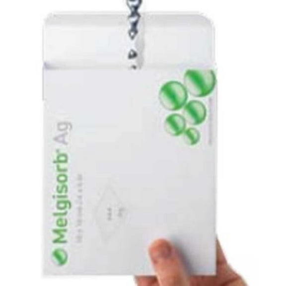 Molnlycke 255050 Calcium Alginate Dressing with Silver Box of 10