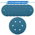 thumbnail image 4 of 50 Piezas de Discos de Lijado de 6 Pulgadas con 6 Agujeros, Papel de Lija de 150 Granos con Gancho y Asa, Universal para Reparación Automotriz, Azul, 4 of 7