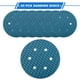 thumbnail image 4 of 50 Piezas de Discos de Lijado de 6 Pulgadas con 6 Agujeros, Papel de Lija de 150 Granos con Gancho y Asa, Universal para Reparación Automotriz, Azul, 4 of 7