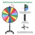 thumbnail image 4 of WinSpin 48" Large Giant Prize Wheel w/ Mobile Base Spinning Raffle Trade Show, 4 of 9