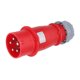 thumbnail image 5 of Conector industrial de alimentación, IP44 Receptáculos de montaje en panel de aviación Enchufe industrial de 5 pines Conector de aviación a prueba de agua Enchufes rectos ocultos 3P N E CA 220-380V, 5 of 8