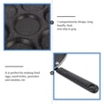 thumbnail image 4 of TEHAUX Making Omelets Breakfast Skillet Black Cast Iron 1Pcs for Home Kitchen, 4 of 5