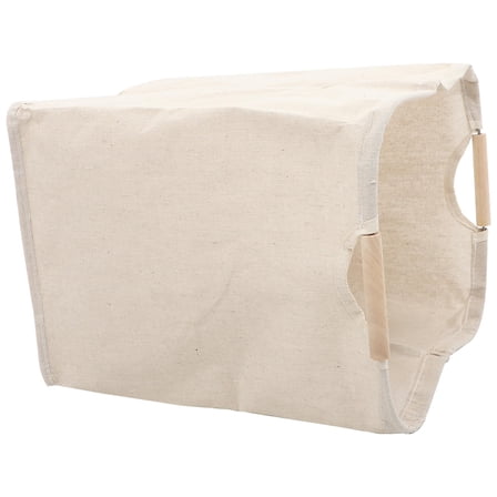 UPKOCH Collapsible Laundry Basket Beige Folding Laundry Room 1Pcs