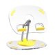 thumbnail image 4 of Soporte para tableta, soporte giratorio portátil para teléfono y tableta, soporte de escritorio para tableta Amarillo, 4 of 9