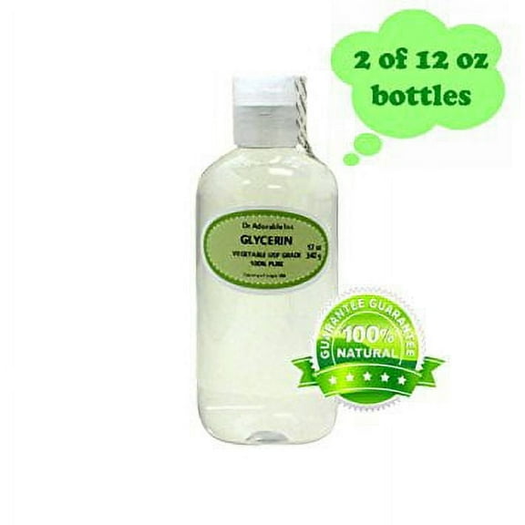 Dr. Adorable - 100% Pure Premium Glycerine / Glycerin Vegetable Usp Grade - 24 oz