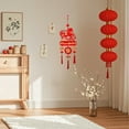 thumbnail image 6 of 1Pc Chinese New Year Horse Ornament,Paper Cut Home Decor Pendant for Cars Cafes Bookstores Display,Festival Wall Hanging,Holiday Decoration,Red, 6 of 6