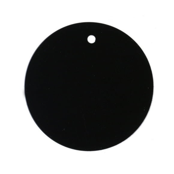 Hytrove 4Pcs Metal Plate for Sticky Metal Plate for Magnets Black 2.6x1.8in
