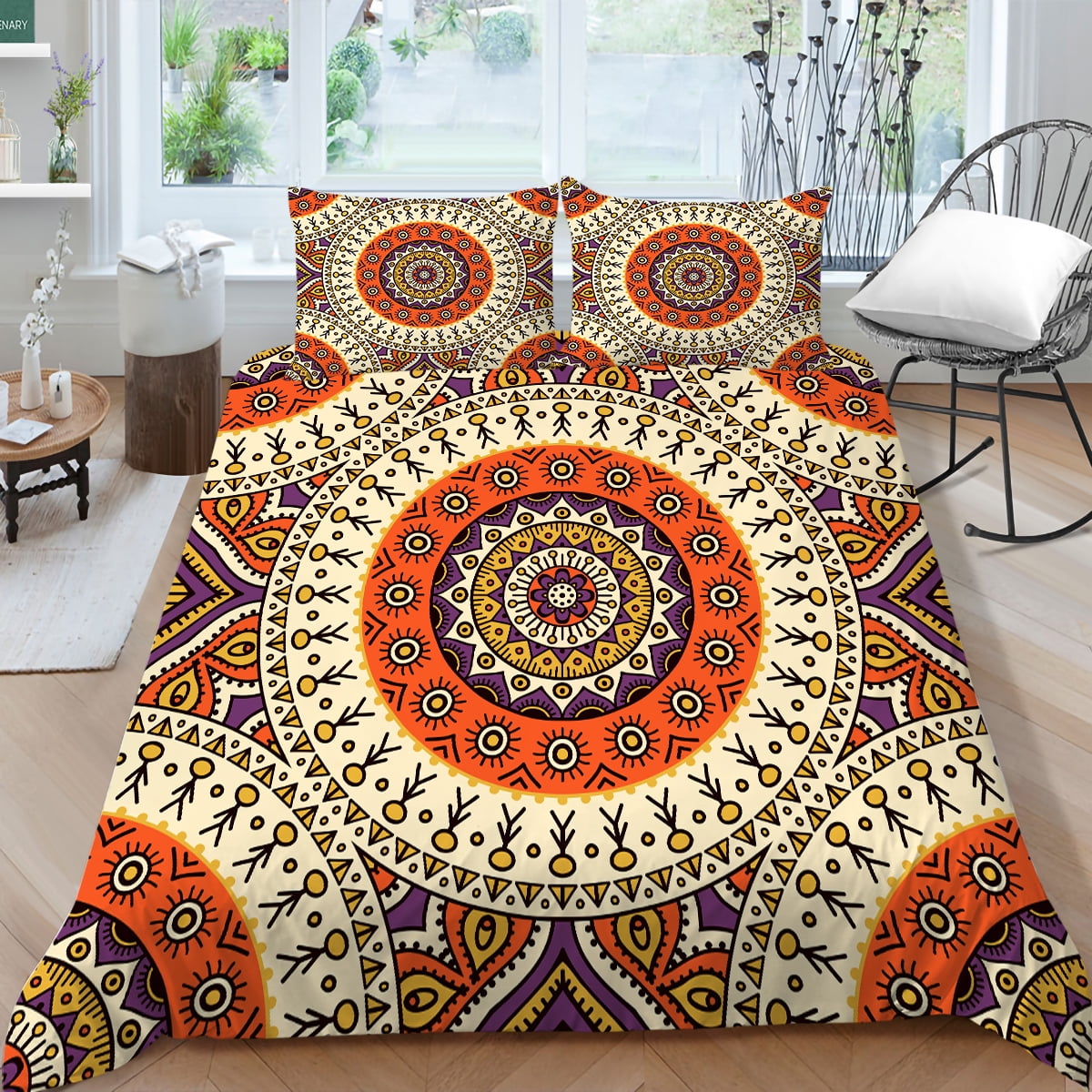 Bedding Suit 2/3 Pcs High Quality Bohemia Printed Duvet Cover Set,Twin