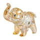 thumbnail image 2 of Adorno de elefante, regalo para familiares y amigos, artesanía, mini escultura para gabinete de escritorio. champán, 2 of 9