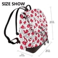 thumbnail image 2 of Fotbe Christmas Hat Mochila Bolso con Estampado para Mujer, Mochila Antirrobo de Nylon Impermeable, Bolsa Ligera de Hombro, 2 of 4