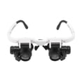 thumbnail image 2 of Hands Free Bracket Magnifier, High Power Head Mount Magnifier 8X 15X 23X Adjustable Angle Comfortable Wear  For Dentist For Model Making, 2 of 8