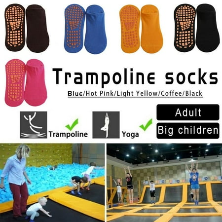 

Trampoline socks Anti-slip Cushioning Bandage Pilates Ballet Good Grip for Men and Women Cotton Socks