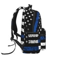 thumbnail image 3 of Fotbe Thin Blue Line Flag Mochila Casual con Estampado para Escuela, Viajes y Actividades al Aire Libre - Duradera, Ligera y Cómoda, 3 of 5