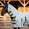 thumbnail image 2 of Resistance Horse Fly Sheet with Neck Cover and Belly Wrap, Mesh, UV Protection, Silver, Sizes 68 in–82 in, 2 of 5