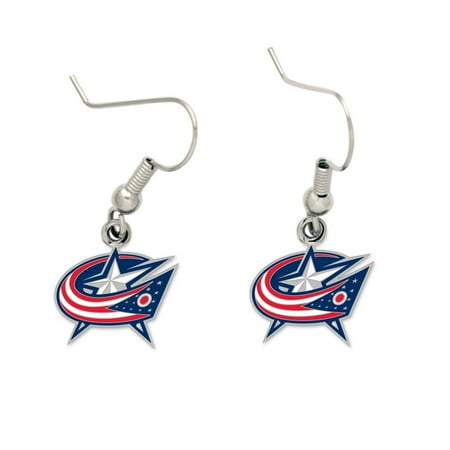 Columbus Blue Jackets Official NHL 1 inch Earrings by Wincraft