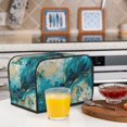 thumbnail image 6 of Kdxio Abstract Ocean Currents Print Toaster Cover Bread Machine Cover Fits for Most Standard 2 Slice Toasters,Keep Toaster Free From Dust And Fingerprint Oven Dustproof Cover, 6 of 7