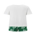 thumbnail image 4 of Ensemble de Pyjamas de Noël pour Femmes avec Hauts Imprimés Père Noël et Shorts, 4 of 9