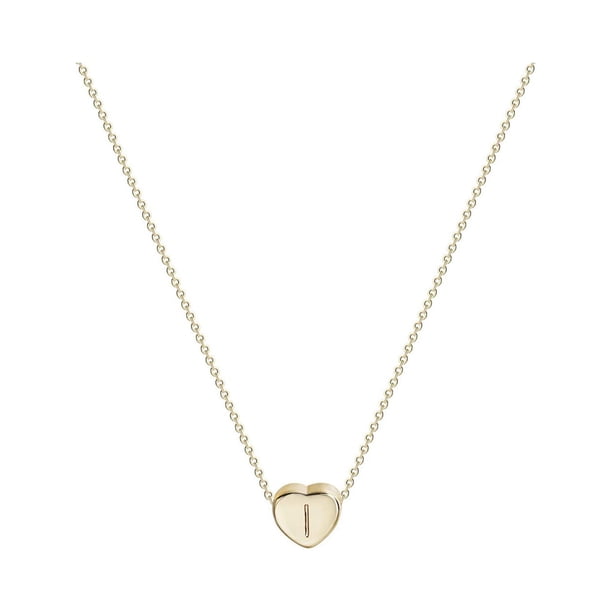 Collar para mujer, joyería para mujer, joyería de moda para mujer, regalo para mujer, 26 letras en inglés, cadena con nombre, colgante, collares, joyería para mujer, collar