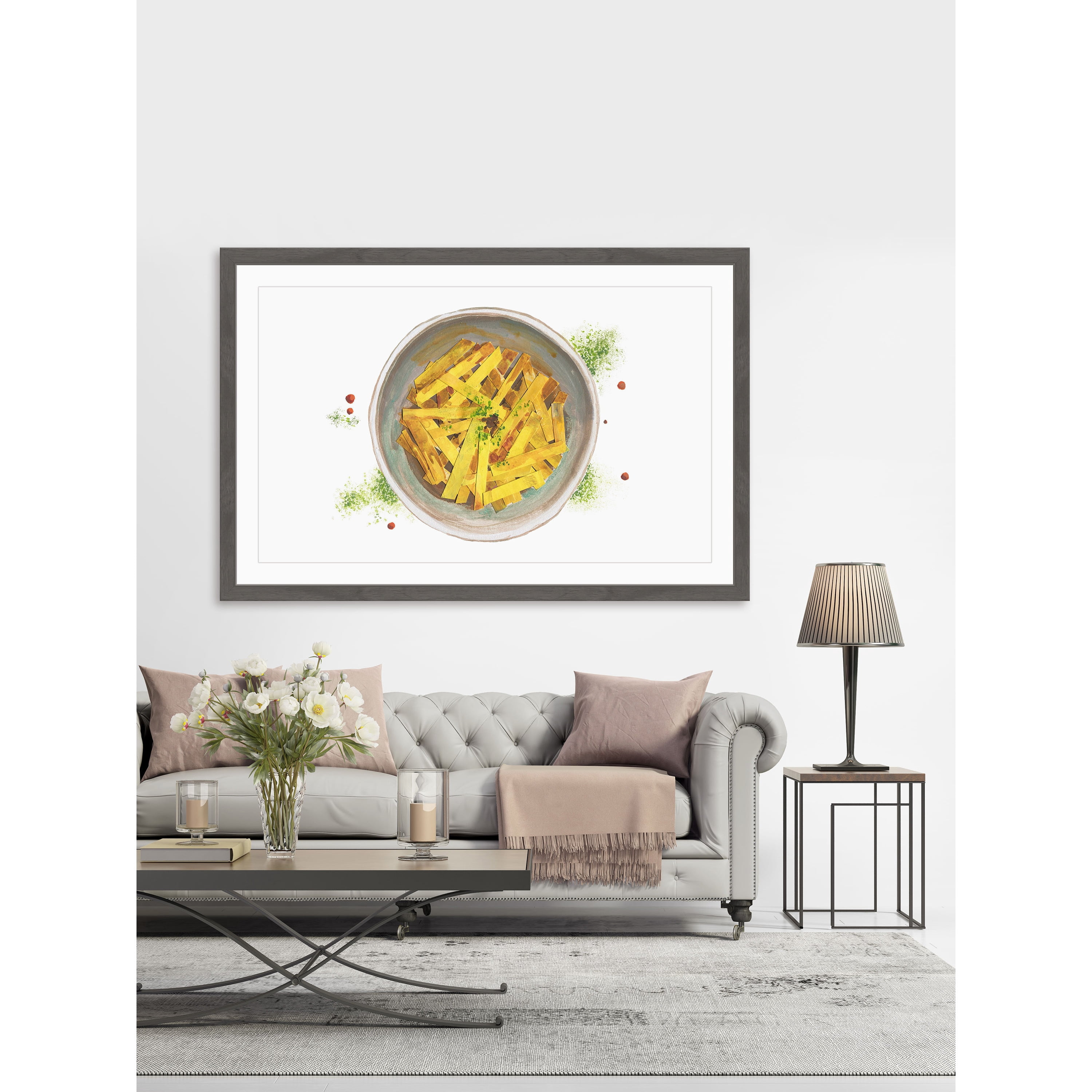 "French Fries" Framed Painting Print