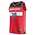 thumbnail image 2 of Men's Fanatics Alexandre Sarr Red Washington Wizards Fast Break Replica Player Jersey - Icon Edition, 2 of 3