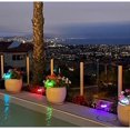 thumbnail image 4 of 6 Pack Solar Pathway Lights With 7 Color Changing Outdoor Garden Weatherproof Auto Off Decorative Landscape Colorful Light For Lawn, Patio, Rd, 4 of 5
