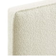 thumbnail image 5 of Lindee Boucle Fabric Twin Headboard in Cream, 5 of 8
