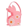 thumbnail image 3 of KLKCMS Panier de Pâques Vide Bébé Fête Enfants Tout-Petit Décoration Cadeau Panier de Rangement Rose, 3 of 9