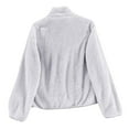 thumbnail image 3 of YUNAFFT Cozy Fleece Zip-Up Stand Collar Jacket with Pockets for Women, 3 of 4
