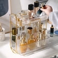 thumbnail image 4 of Organizador De Maquillaje De Encimera De Estante De Tocador, Estante De Soporte Cosmético De 2 Niveles De Gran Capacidad Para Tocador De, 4 of 7