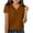 Brown, variant on Girls Shirts Size 10 Girls V Neck Blouse Kids Short Sleeve Blouse Solid Color Tees for Teens Girls Blouses Size 6-7