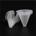 thumbnail image 4 of Miangastore 10 Pcs Cone Bloodworm Fish Feeder Red Worm Funnel Tool Plastic Cone Basket Feeder, 4 of 8