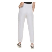 KARL LAGERFELD PARIS Womens White Pocketed Drawstring Waist Jogger Cuffed Pants XL