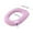 Pink, variant on VWRXBZ Toilet Seat Cover, 13.77x13.77 Inch Household Cushion Use Knitted Toilet Seat Cover Summer Season Washable Toilet Seat Cushion O Shape Winter Accessory