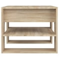 thumbnail image 2 of vidaXL Coffee Table Sonoma Oak 55.5x55x45 cm Engineered Wood, 2 of 4