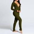 thumbnail image 2 of BRGZLK Onesies for Women Ladies Onesie Hooded Pyjamas Winter Warm Plush Flannel Jumpsuit Funny Novelty Animal Pajamas Playsuit Loungewear Size 8-16, 2 of 6