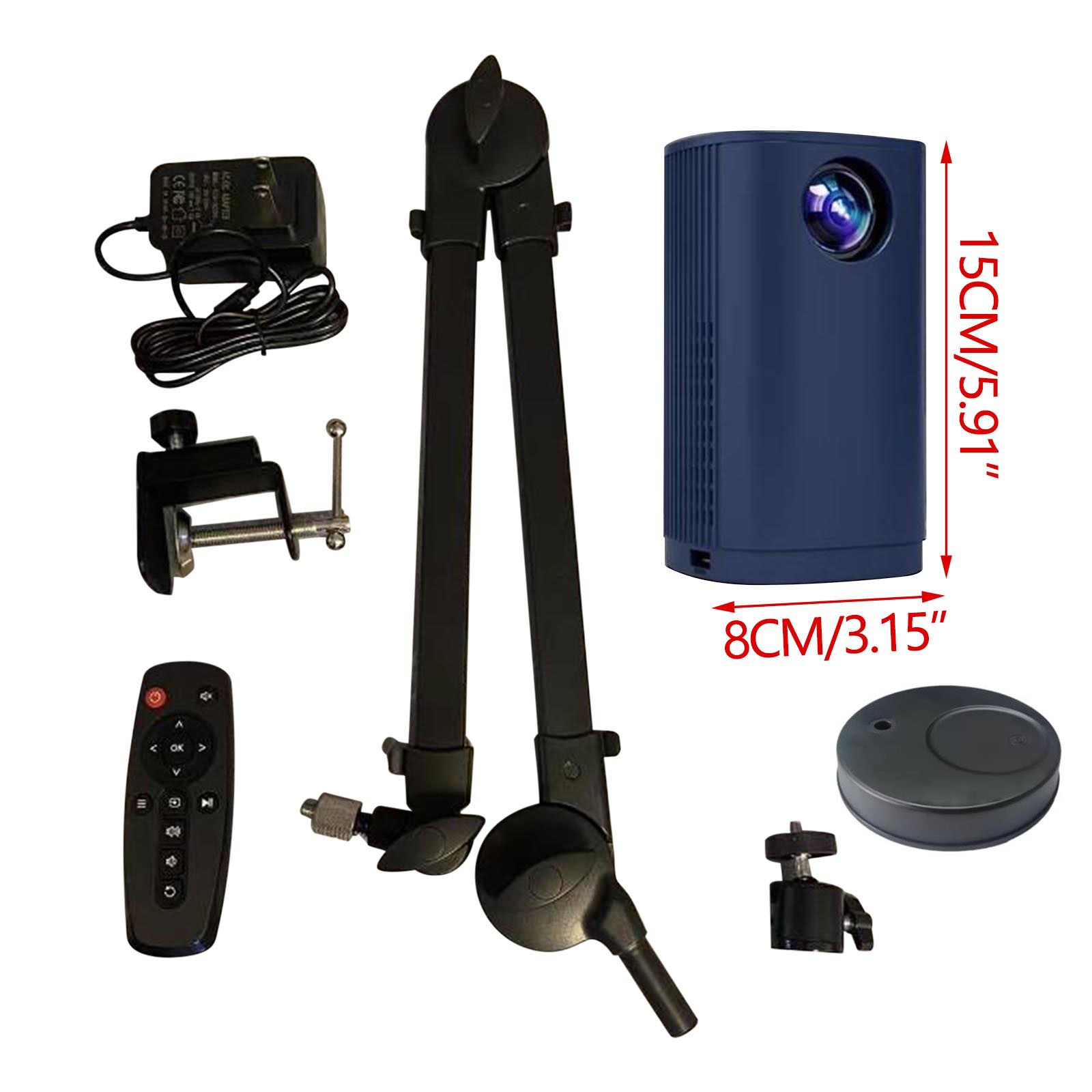 Blue Drawing Projector With Bracket And Remote For Artists And Kids Learning And Tracing