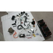 72V 1000W BLDC Complete Brushless Motor Kit Controller, Throttle, Battery, Switch, Light for Electric Scooter, E Bike, Motorcycle DIY Kit, Dirt Pit Bike,Quad Razor, Bicycle