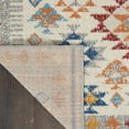 thumbnail image 4 of 2â€™ x 6â€™ Ivory and Red Diamonds Runner Rug, 4 of 7