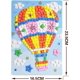 thumbnail image 5 of Kit de arte adhesivo de mosaico hecho a mano para niños, girasol, mariposa, velero, pájaro carpintero, globo aerostático, avión (paquete de 6), 5 of 5