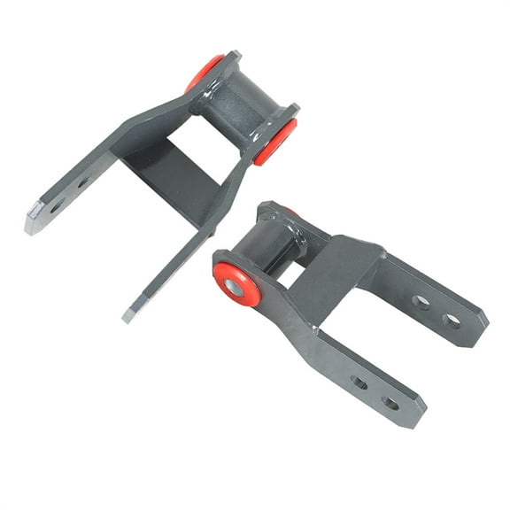 LABLT Pair 1-2" Rear Adjustable Lift Shackle Kit Leveling Spring Shackles for 1984-2001 Jeep Cherokee XJ