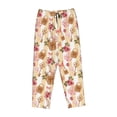 thumbnail image 6 of Fotbe Key Lock And Flowers Women's Pajama Pants,Sleepwear Pants,Pj Bottoms Drawstring And Pockets-XX-Large, 6 of 7