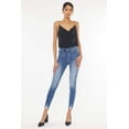 thumbnail image 6 of Kancan - Women's Mid Rise Distressed Ankle Skinny Jeans - kc7274st, 6 of 11