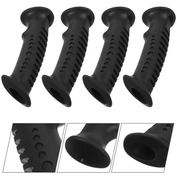 Luxshiny 4-Pack Ski Pole Handles and Trekking Rod Grips Plastic Replacement Parts