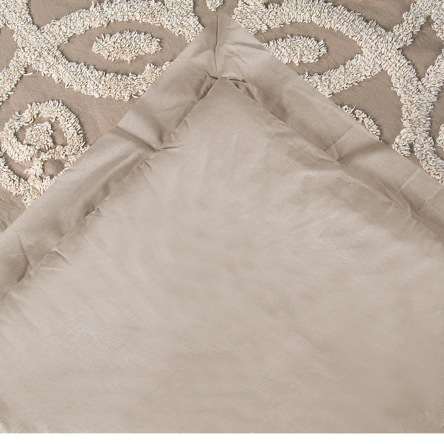 Better Trends Eden Comforter Floral 100% Cotton, Full/Queen, for Adult, Linen/Ivory - image 4 of 4
