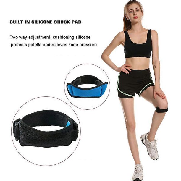 Knee Brace Stable Protection Adjustable Patella Stabilizer for Workout Sports