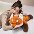thumbnail image 3 of Muñeco de peluche Kawaii de zorro para niños, almohada de 25-47cm, regalo de cumpleaños y Navidad, Stitch, Animal de peluche Kawaii, nuevo2278, 3 of 5