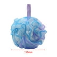 thumbnail image 6 of Bath Sponge Shower Bath Mesh Pouf Shower Ball Body Scrubber  Exfoliating Bath Sponge for Women and Men Beauty Bathing Accessories Violet, 6 of 7