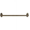 Alno A8022-24 Classic Traditional 24" Wide Single Rod Solid Brass Bathroom Towel Bar -