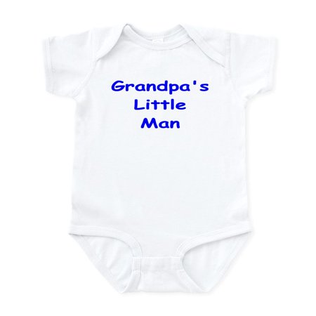 

CafePress - Grandpa s Little Man Infant Bodysuit - Baby Light Bodysuit