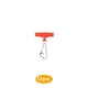 thumbnail image 5 of Soidarity 12 piezas de conector de diapositivas de de línea de pesca con broches de presión de agua salada Rojo 2piezas, 5 of 6